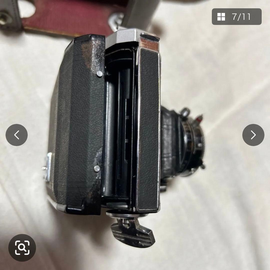 コニカ（Konica）のPearl III（パールIII）蛇腹カメラ アンティー