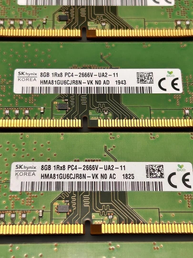 SK hynix PC4-2666V 8GB×4枚＝32GB