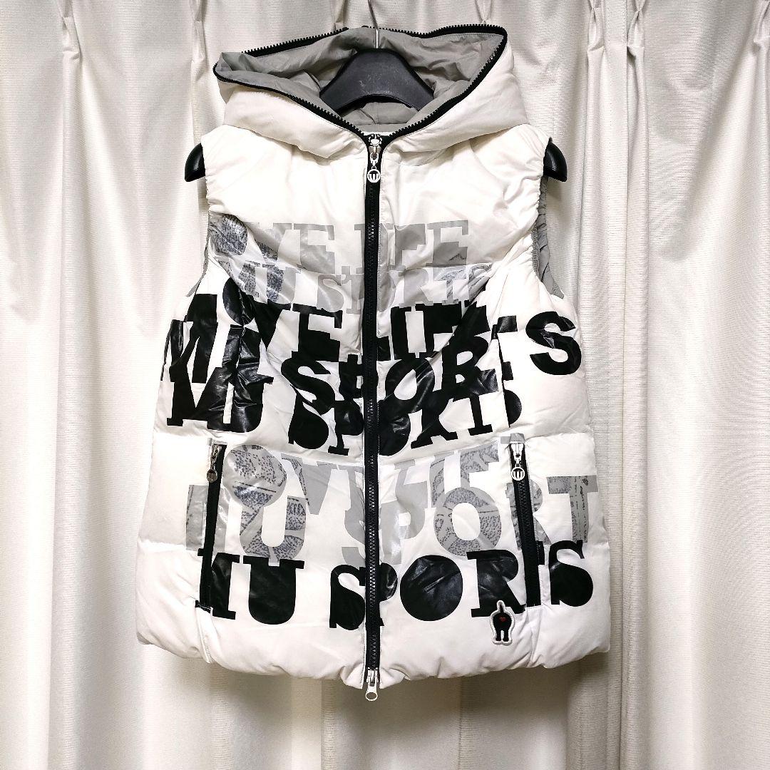 【美品】Mu Sports ミエコウエサコ ボリューム ダウンベスト