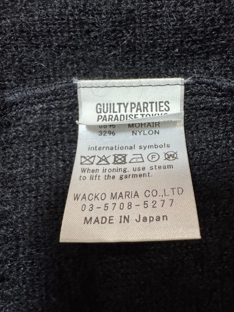 トップス WACKO MARIA MIX MOHAIR CREW NECK SWEATER