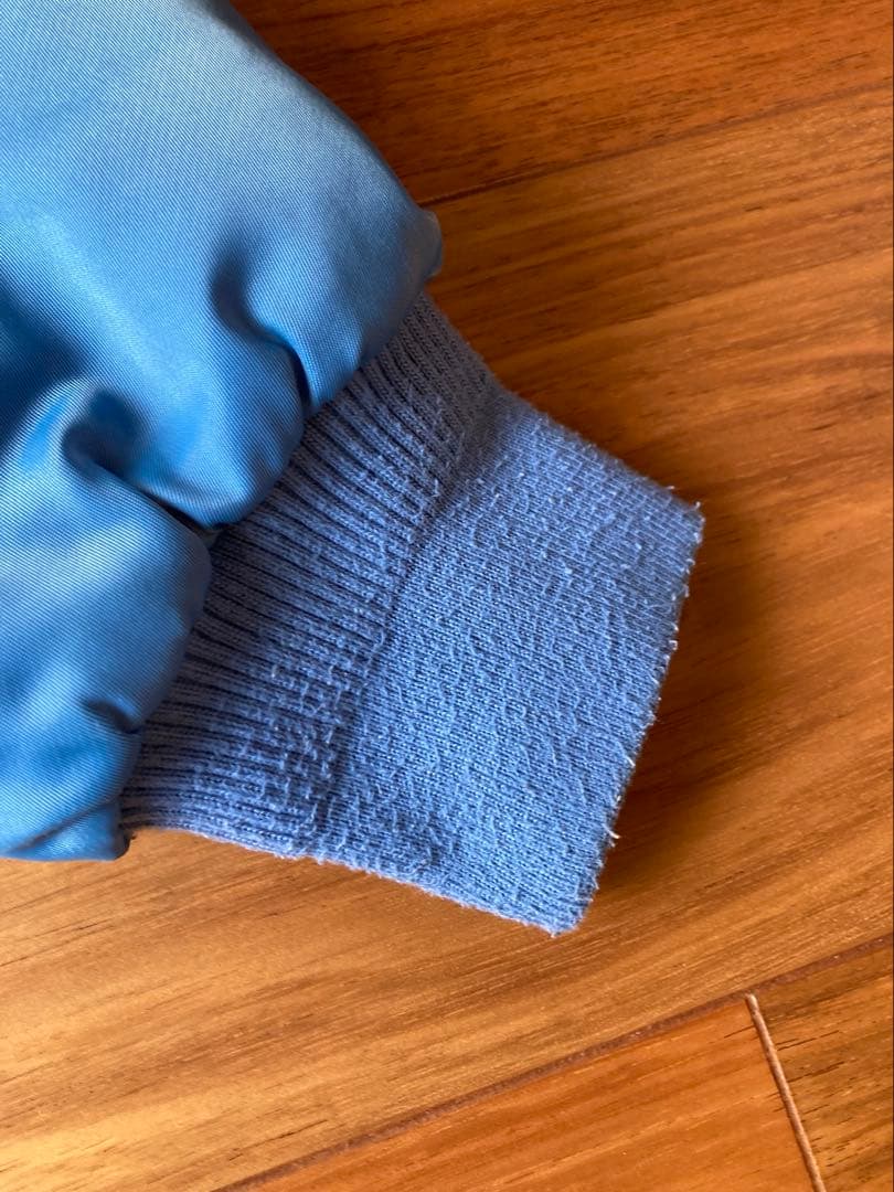 【HUNTER】フード付きブルーロング エコダウンジャケット