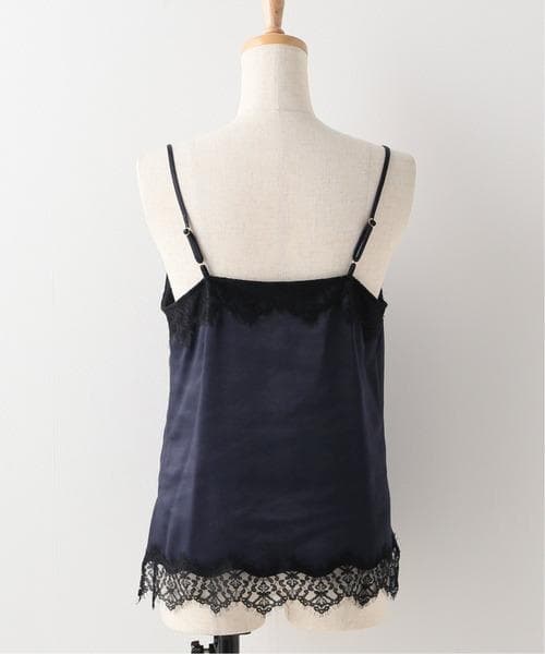 【未使用】NOBLE リバーレースサテンキャミソール