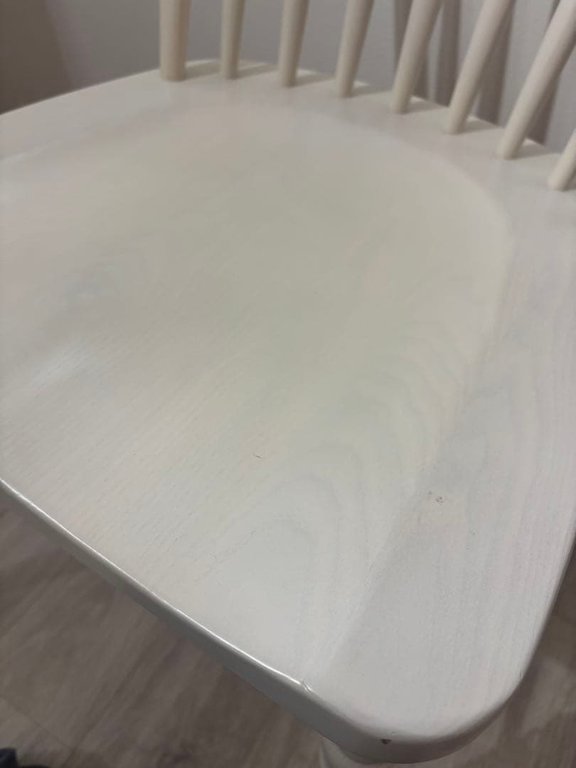 【Francfranc】アルパ チェア｜ホワイト｜天然木