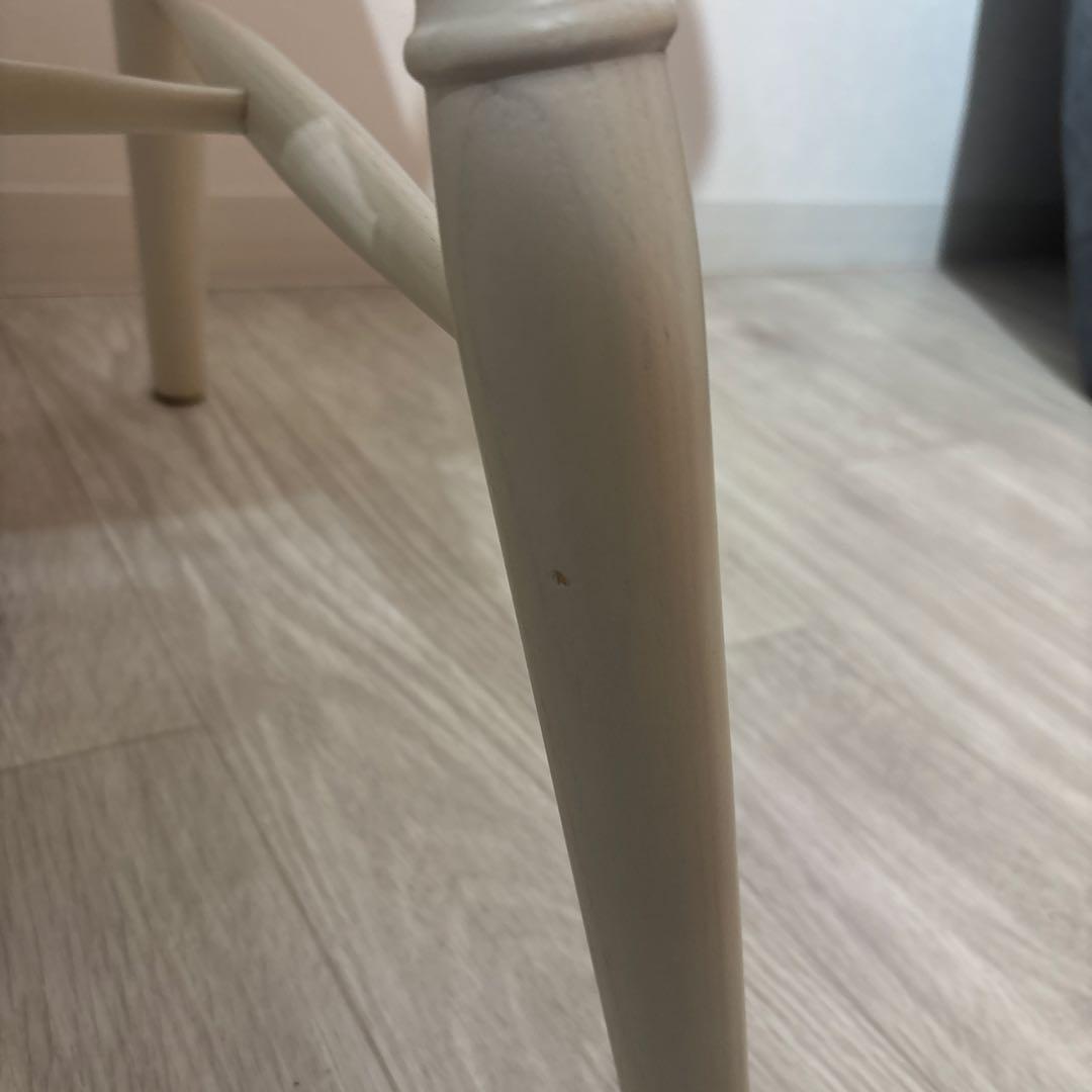 【Francfranc】アルパ チェア｜ホワイト｜天然木