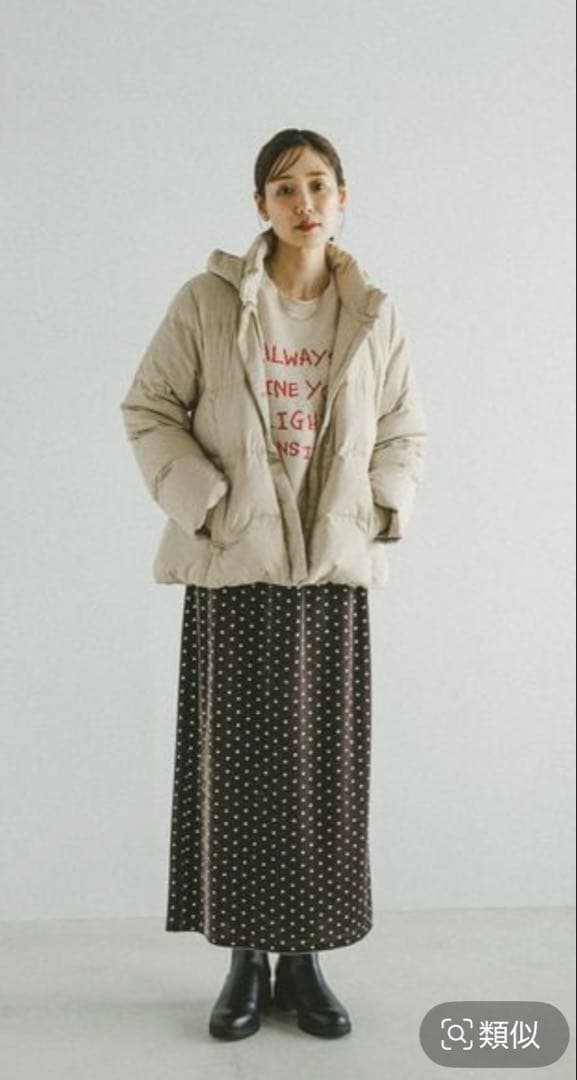 グローバルワーク☆ウツクシルエット撥水ダウンジャケット XL