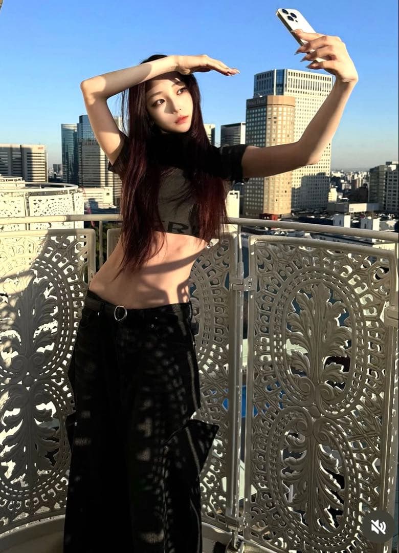 ♡美品♡theredthread/S cutting pants/black黒