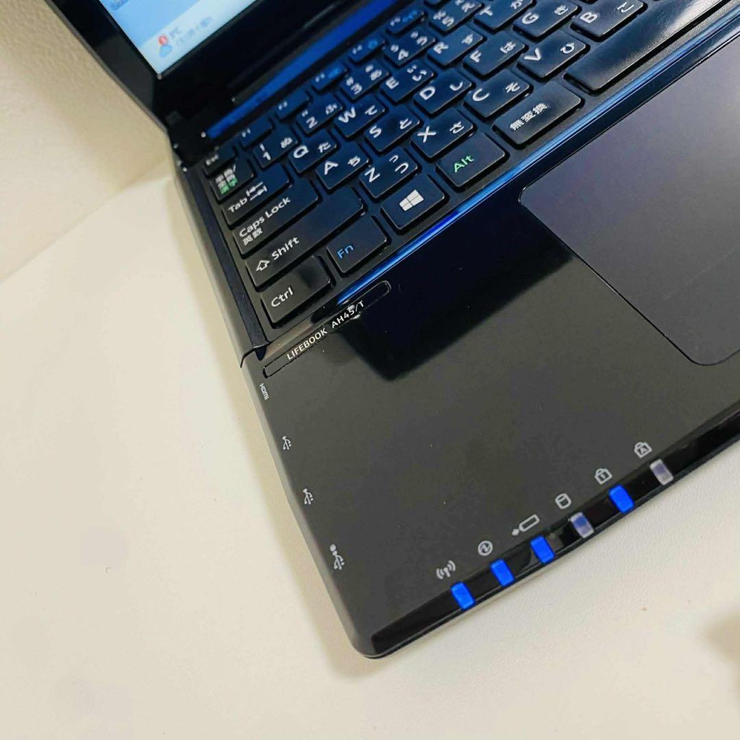 Y88 FujitsuノートパソコンSSDメモリ8G高速Win11オフィス付き