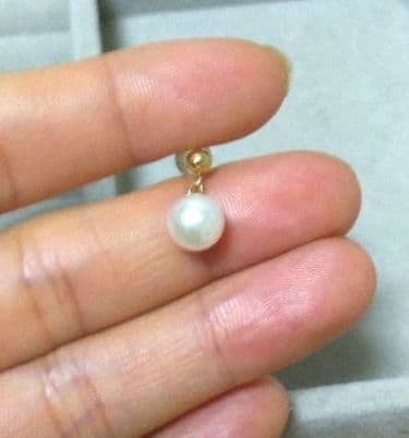 Ｋ18 ピアス　　　4℃ VA アガット エテ アーカー タサキ ミキモト好も♪