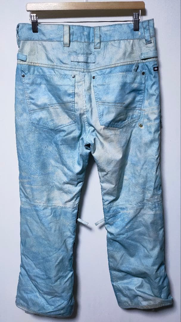 【686 ロクハチ】スノーボードウェアパンツ ズボン デニム柄 メンズ