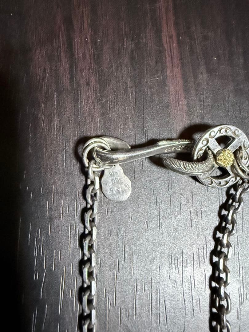 SAAD フェザーネックレス 925刻印