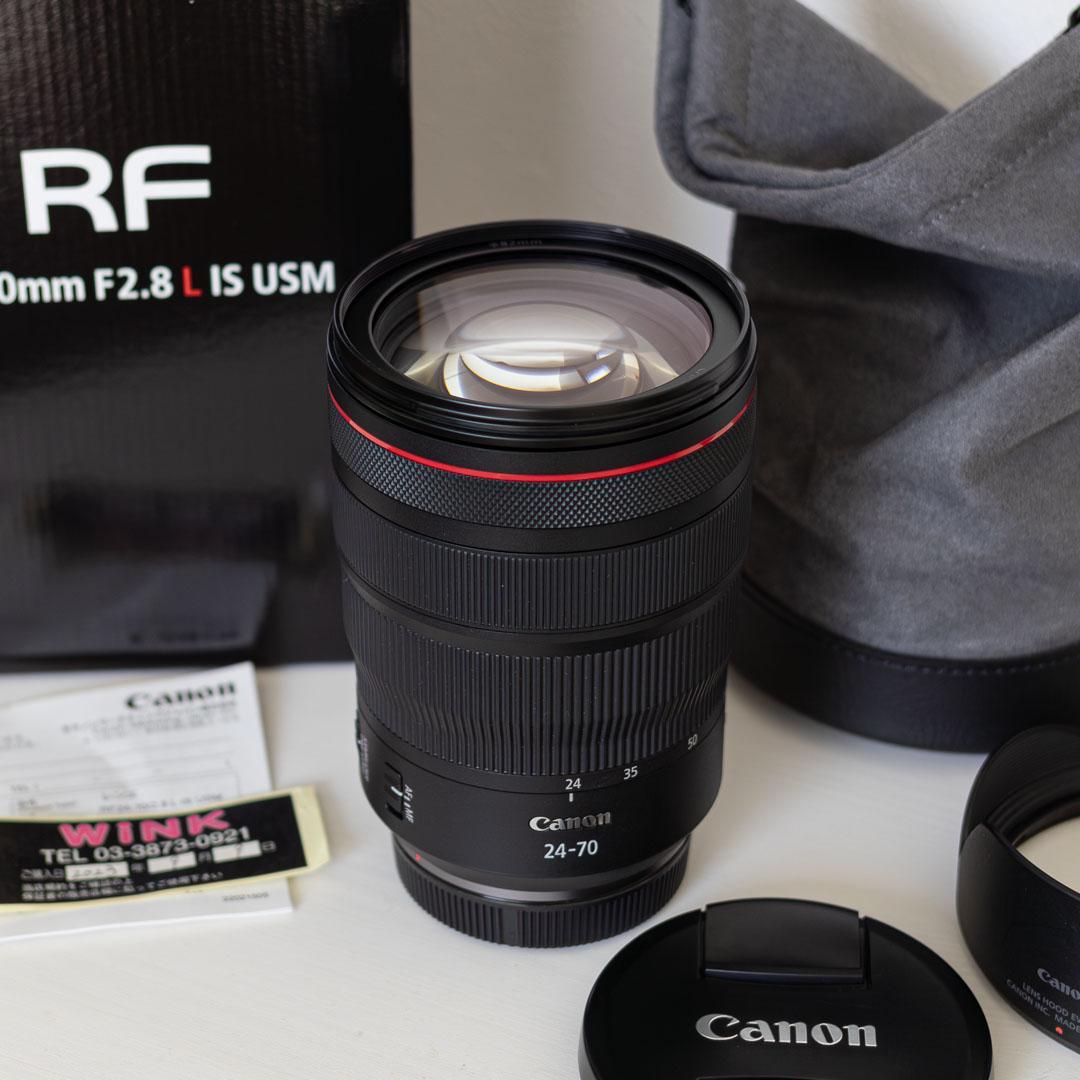 Canon RF24-70mm F2.8L IS USM レンズ保護フィルター付