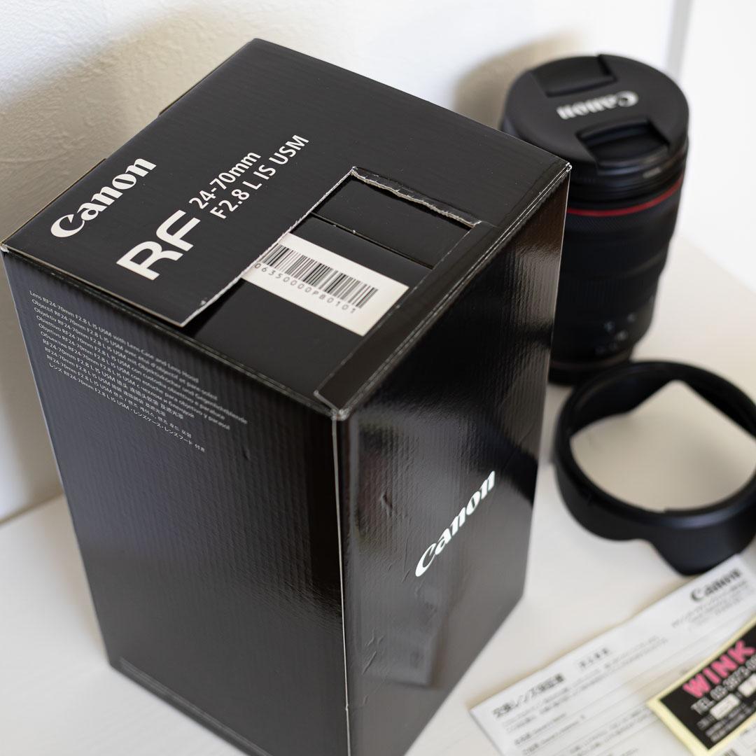 Canon RF24-70mm F2.8L IS USM レンズ保護フィルター付
