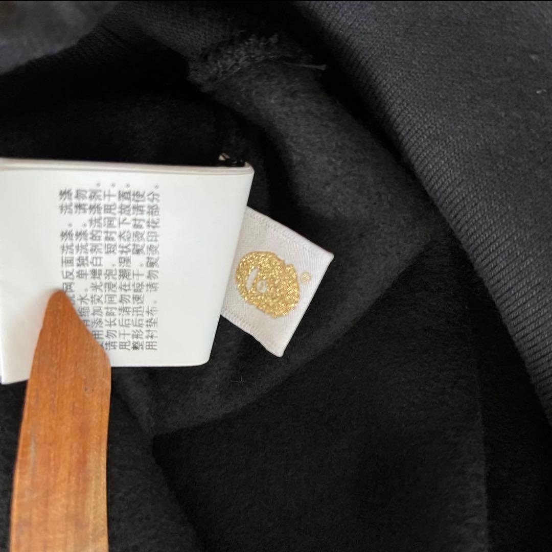 【A BATHING APE】エイプ 2XL パーカーフーディ 黒 ブラック