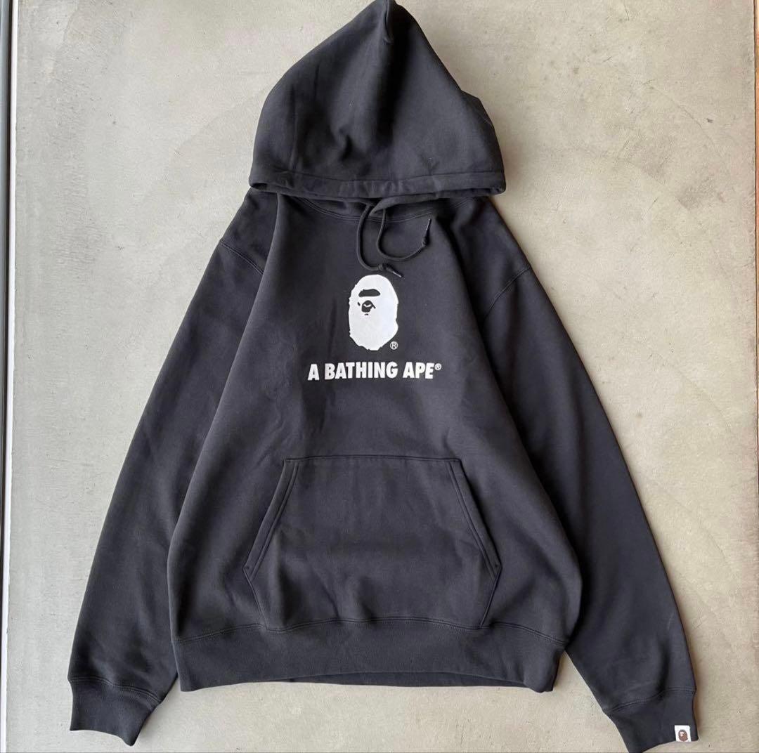 【A BATHING APE】エイプ 2XL パーカーフーディ 黒 ブラック