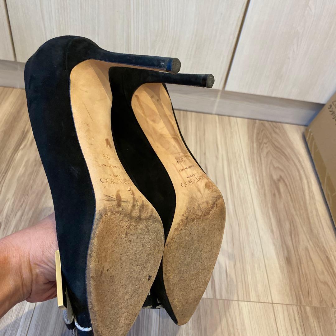 JIMMY CHOO ロゴ入りパンプス 39