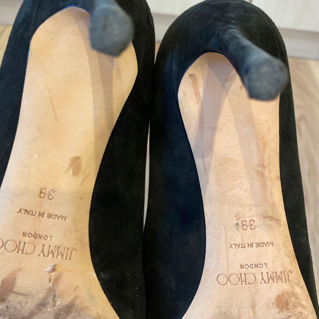 JIMMY CHOO ロゴ入りパンプス 39
