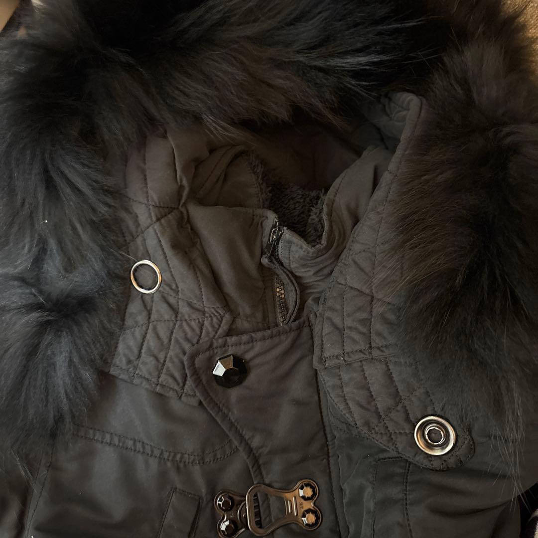 モッズコート ファー ミリタリー ブラック SLY y2k グランジ 00s