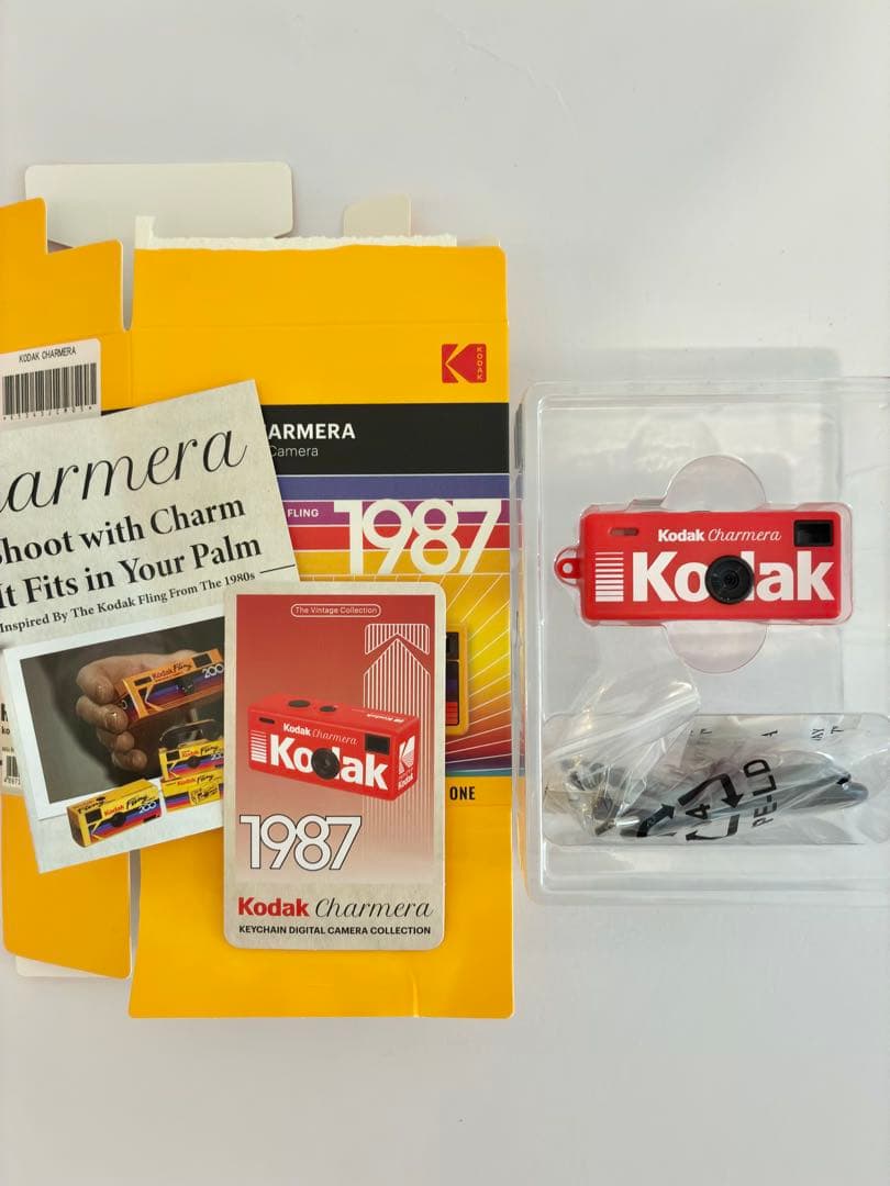 Kodak Charmera 1987 キーチェーン　レッド