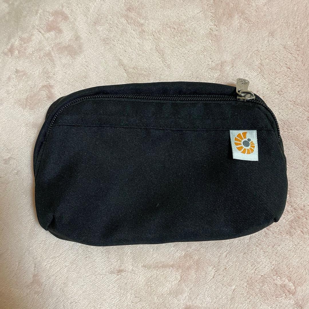 【美品】エルゴベビー オムニブリーズ 抱っこ紐 オニキスブラック ポーチ付き