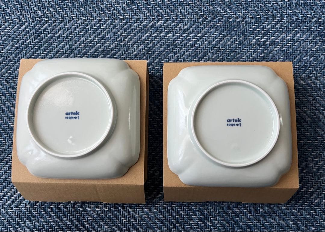 新品 artek アルテック 東屋 木瓜角皿 Lehti 正角02 scope