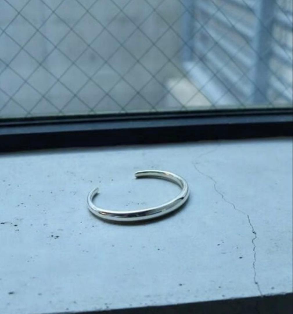 アクセサリー MB OX JEWELRY Silver Curve Bangle