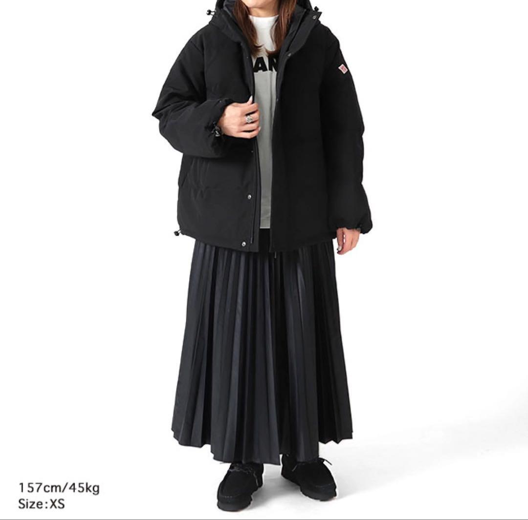 DANTON オーバサイズ フーデッドダウンジャケット