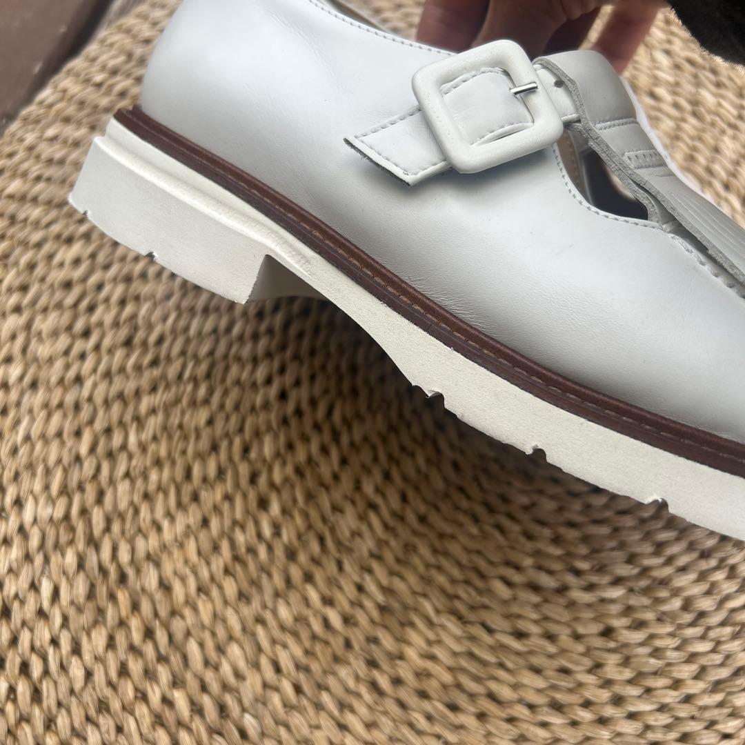 Luca Grossi キルトデザインストラップシューズ