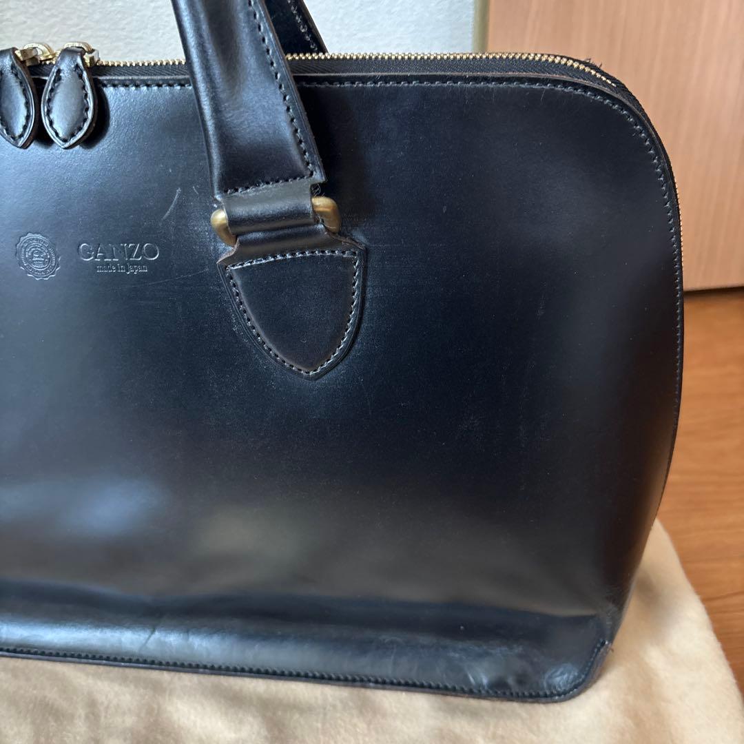 GANZO ブライドルレザー　ブリーフケース