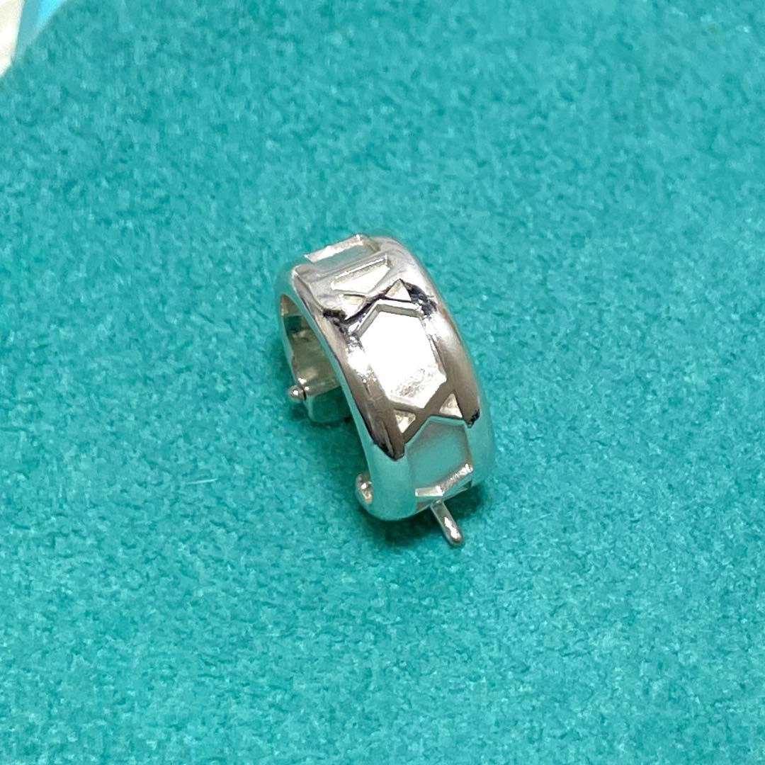 【極美品】ティファニー　アトラスフープピアス片耳　メンズ/レディース　925
