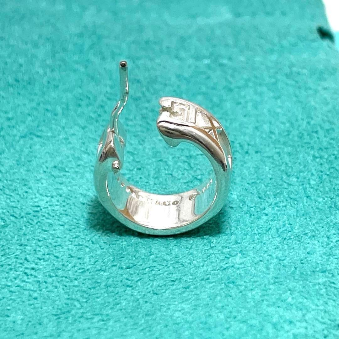 【極美品】ティファニー　アトラスフープピアス片耳　メンズ/レディース　925