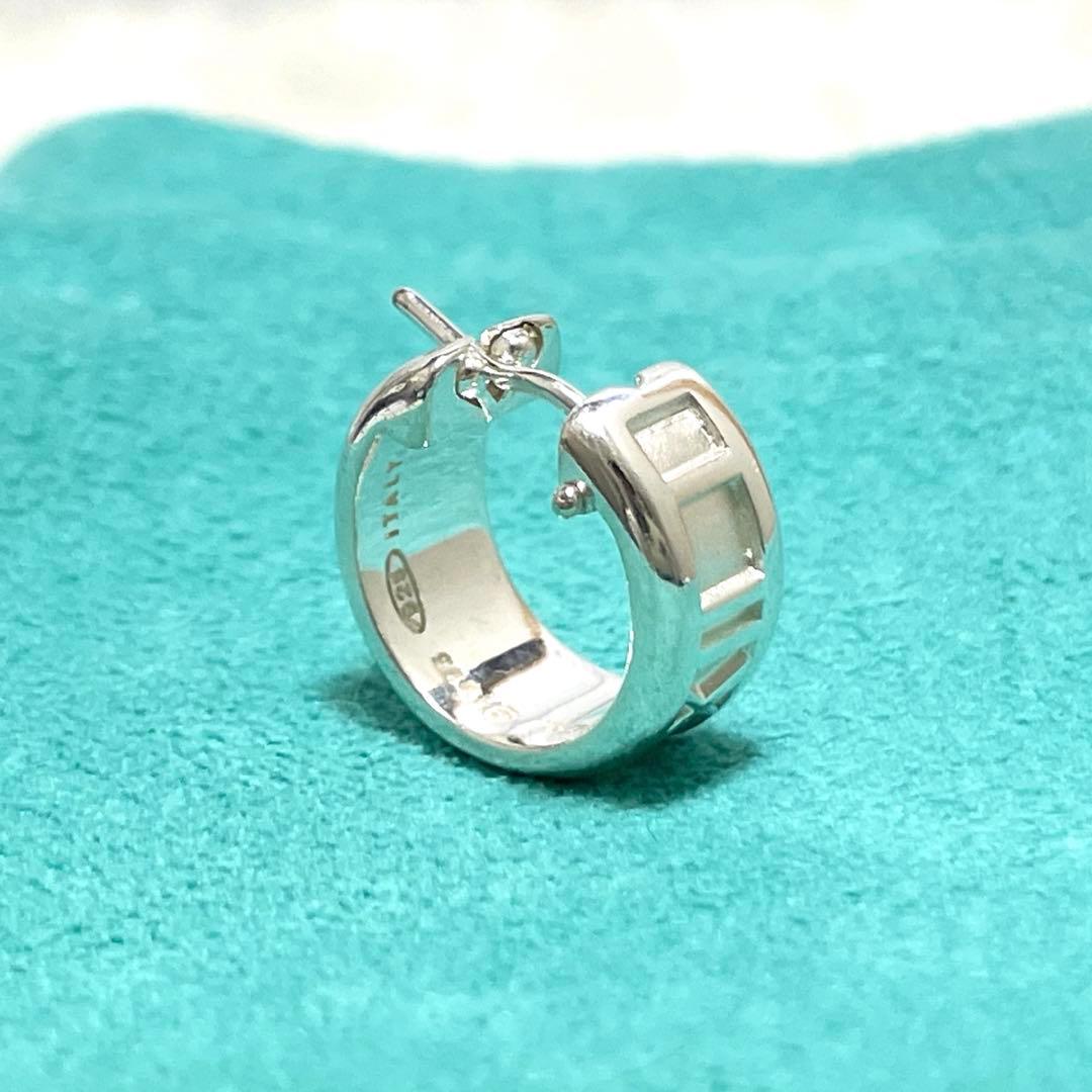 【極美品】ティファニー　アトラスフープピアス片耳　メンズ/レディース　925