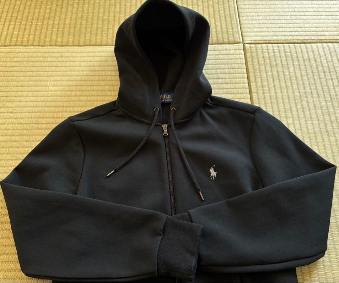 Polo Ralph Lauren 黒 フード付きパーカー S【超美品】
