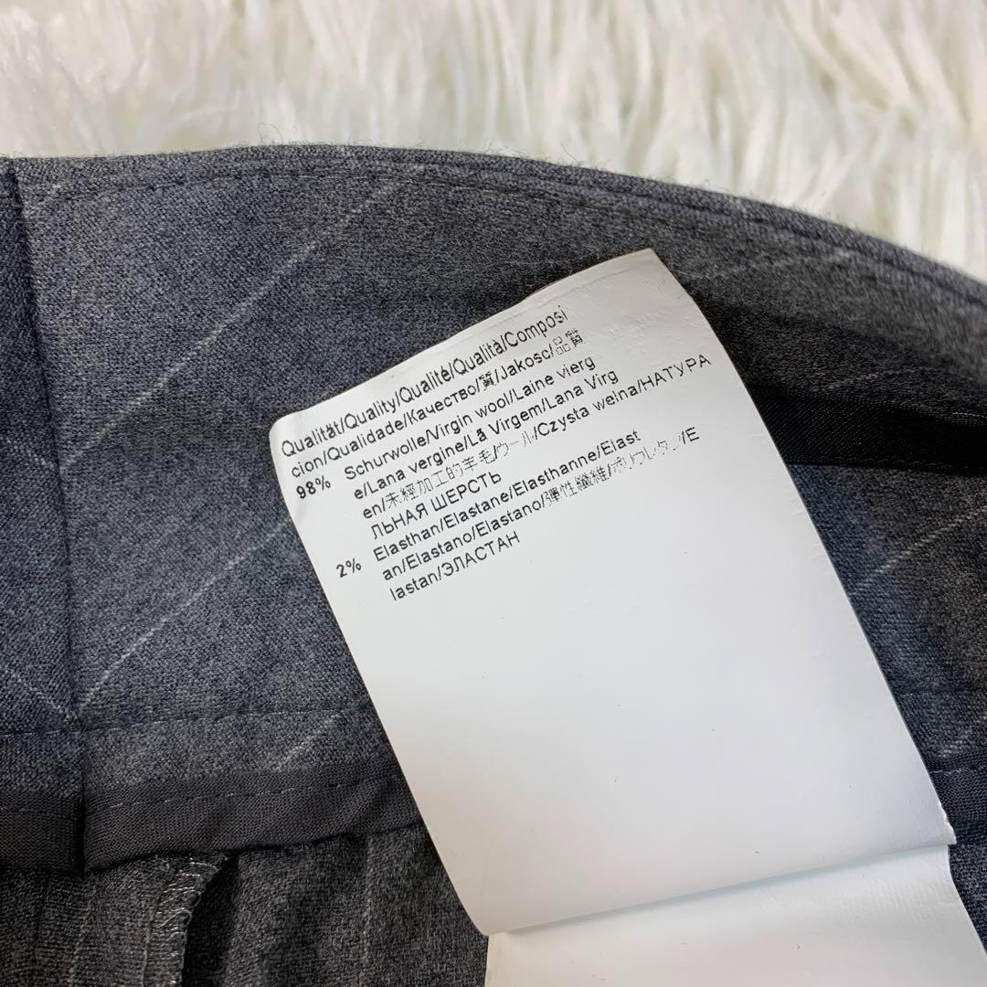 【美品】 HUGO BOSS ウール ピンストライプ セットアップ スーツ