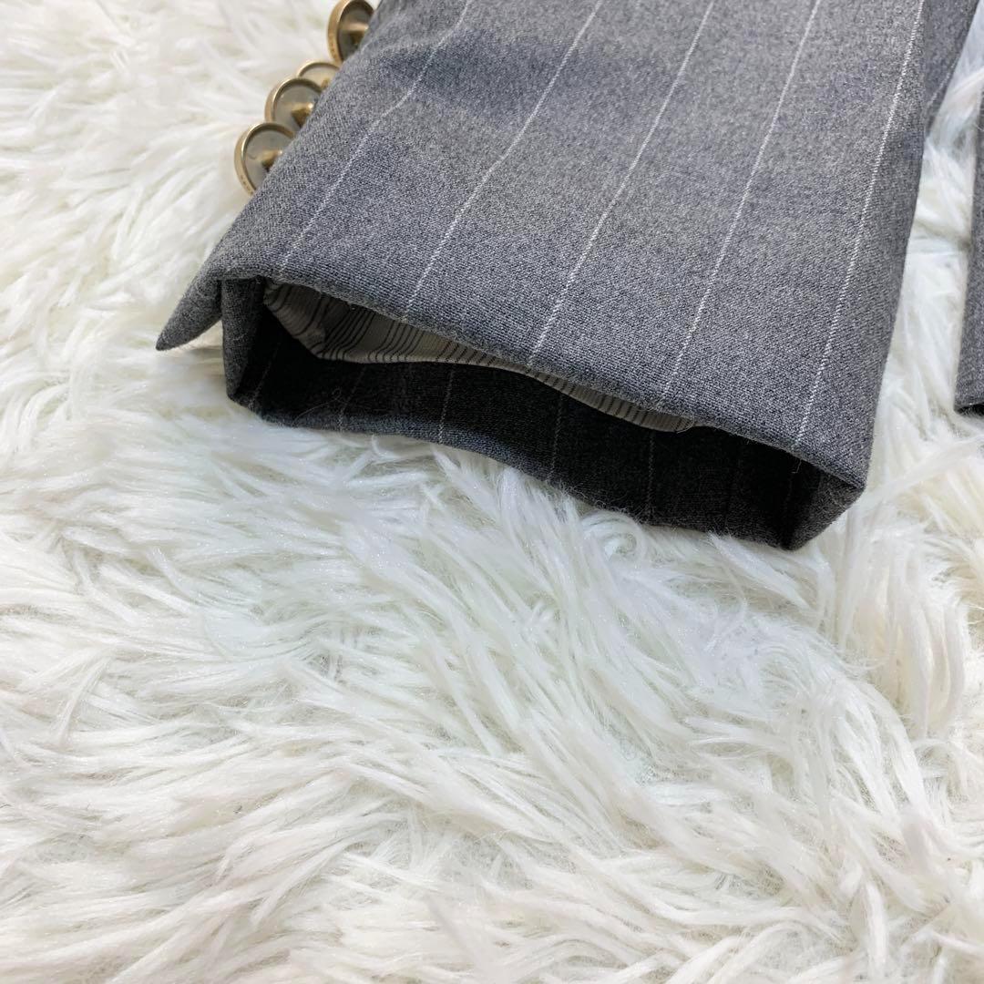 【美品】 HUGO BOSS ウール ピンストライプ セットアップ スーツ