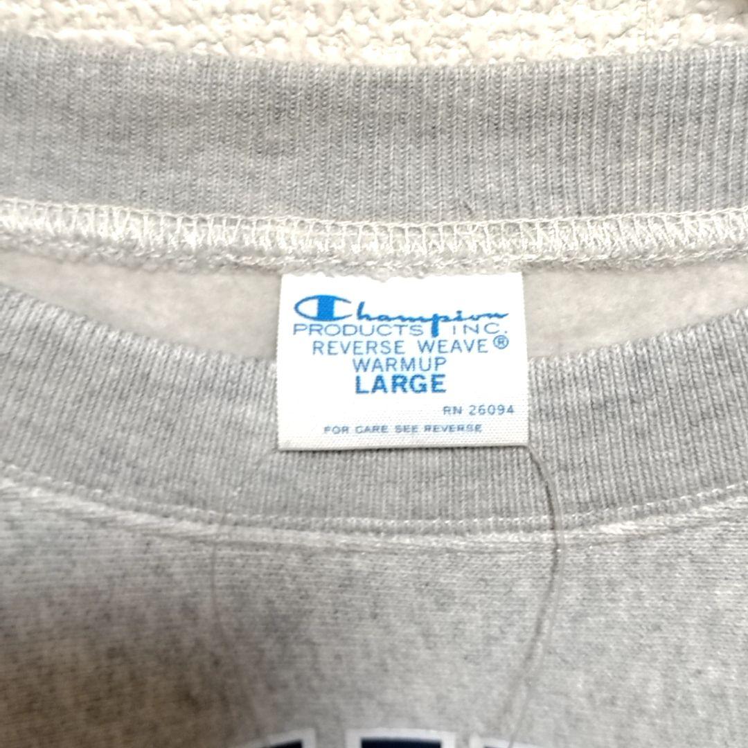 チャンピオン　Ｌ　クールネック　スウェットシャツ　リバースウィーブ　ミッキー
