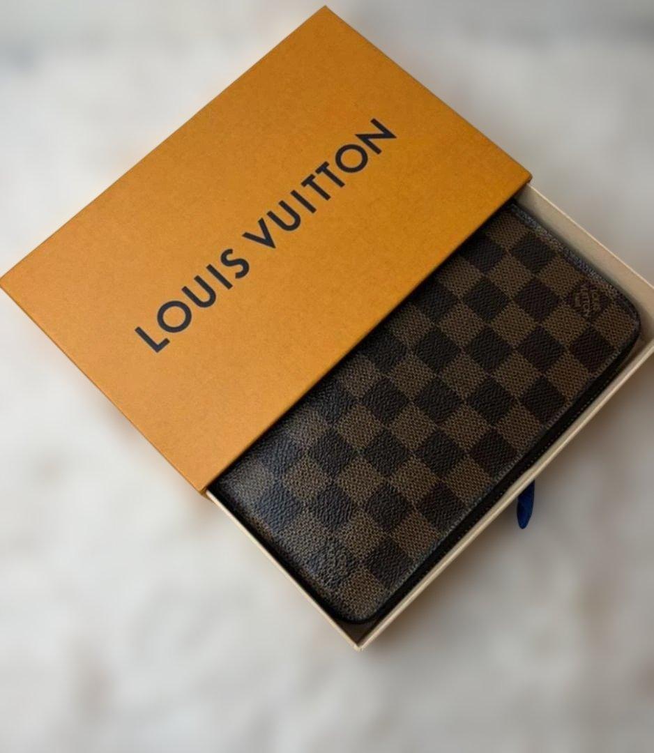 LOUIS VUITTON LV ジッピーウォレット N60015 ダミエ 財布
