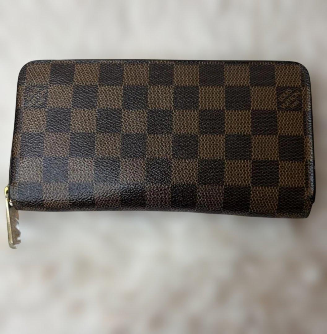 LOUIS VUITTON LV ジッピーウォレット N60015 ダミエ 財布
