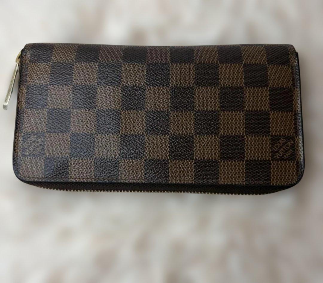 LOUIS VUITTON LV ジッピーウォレット N60015 ダミエ 財布