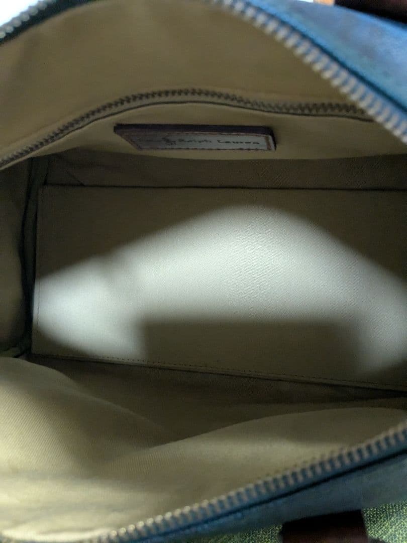 美品 Polo Ralph Lauren ラルフローレン バッグ ミニ ボストン