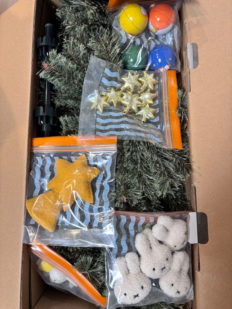 studio CLIP×ミッフィー クリスマスツリー 120cm