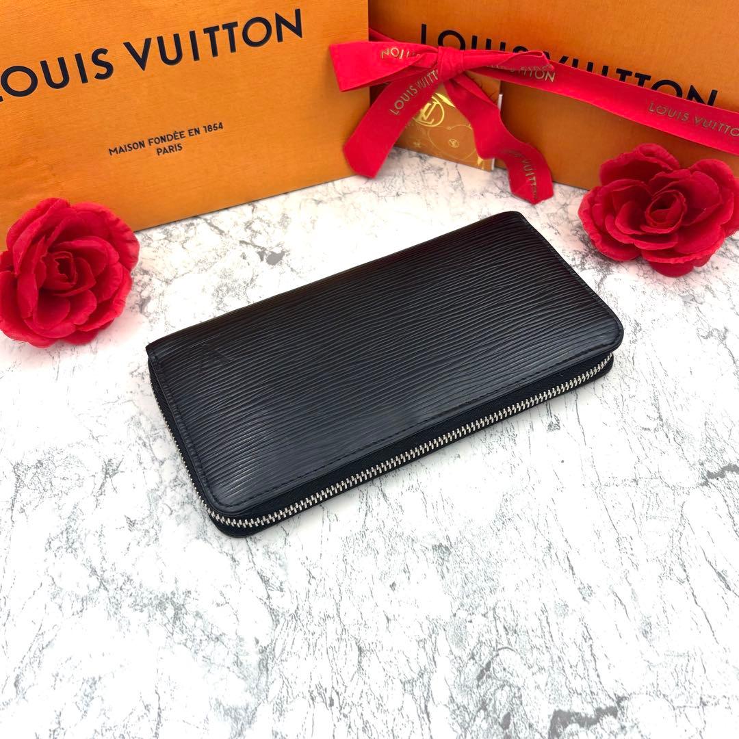 【新型モデル】 ルイヴィトン エピ ノワール ジッピーウォレット 長財布