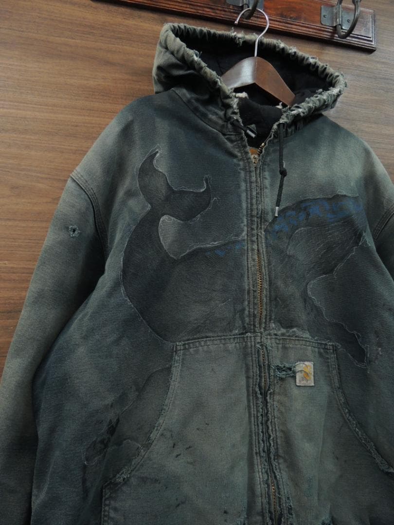 沼*様 アートカスタム 激フェードブラック OLD CARHARTTアクティブジ