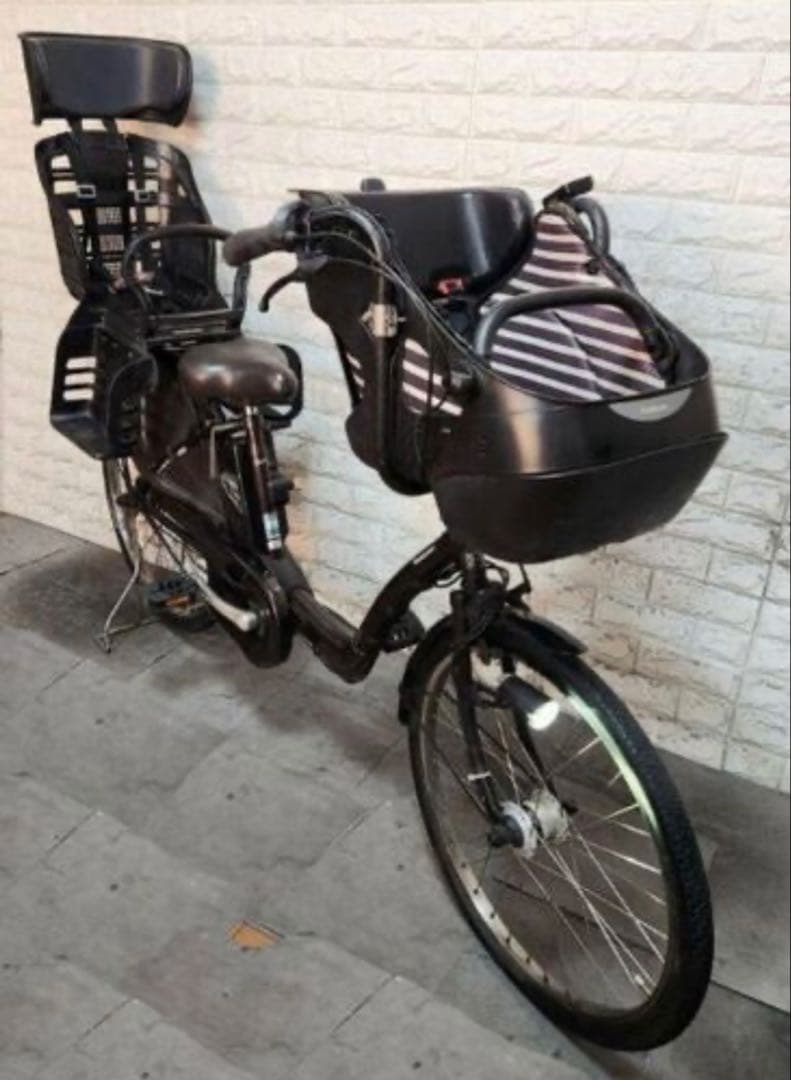 ☆Panasoni 電動自転車ギュット 子供乗せ☆完成車配送☆美品☆室内保管☆