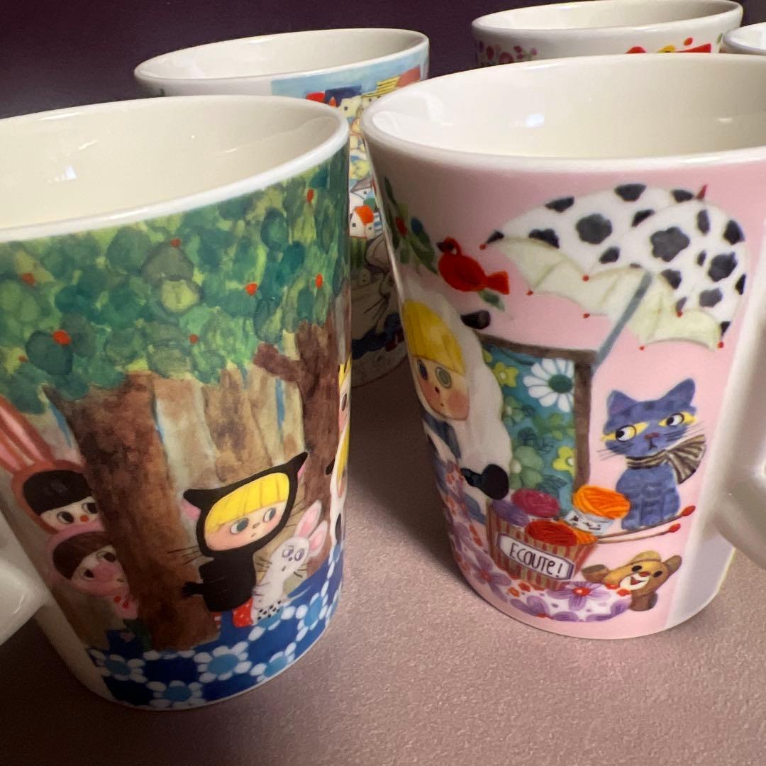 エクートファニーマグマグカップ マリーニモンティーニ　6点セット