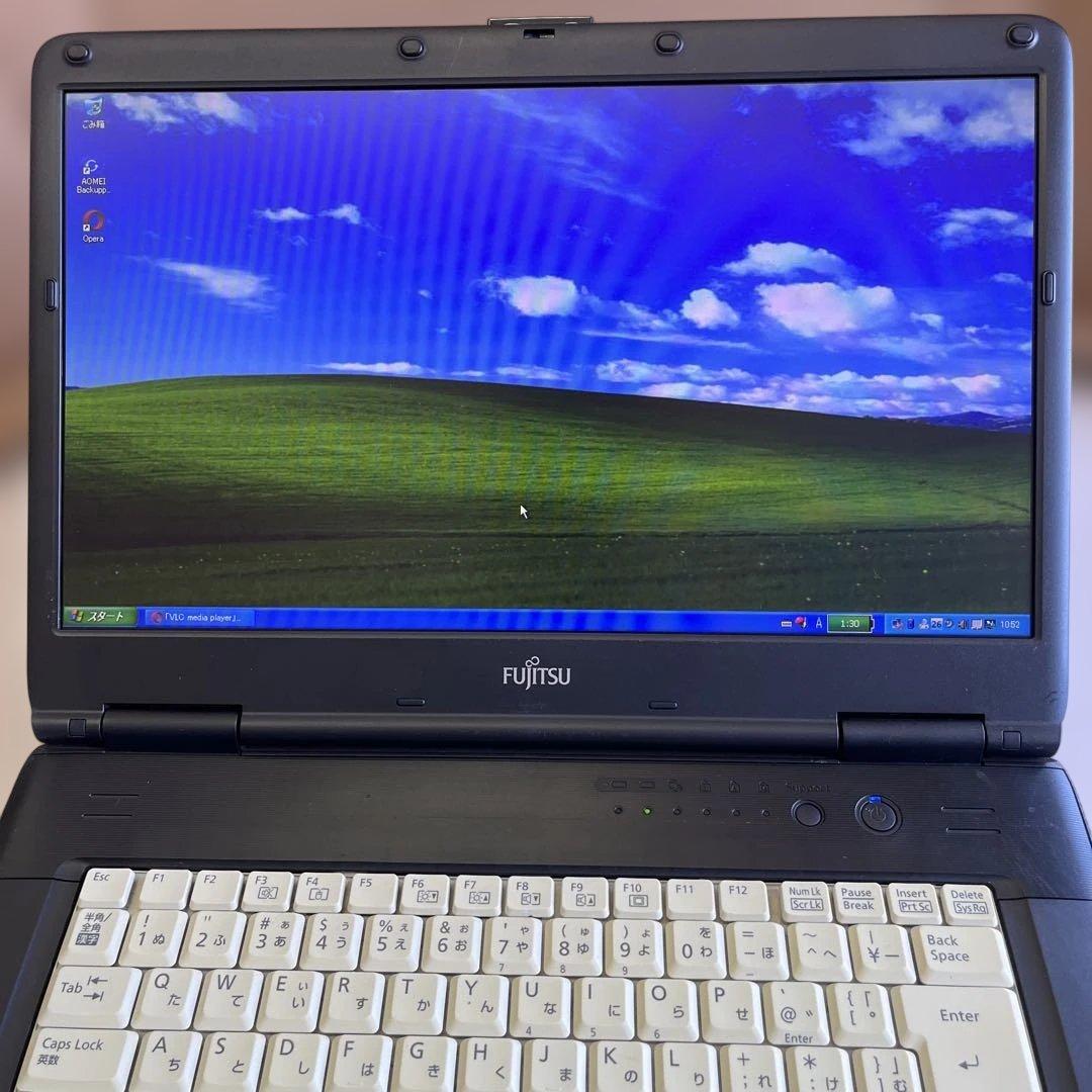 ☆格安品☆Windows XP☆富士通A4ワイドノートPC☆FMVNA1SG☆