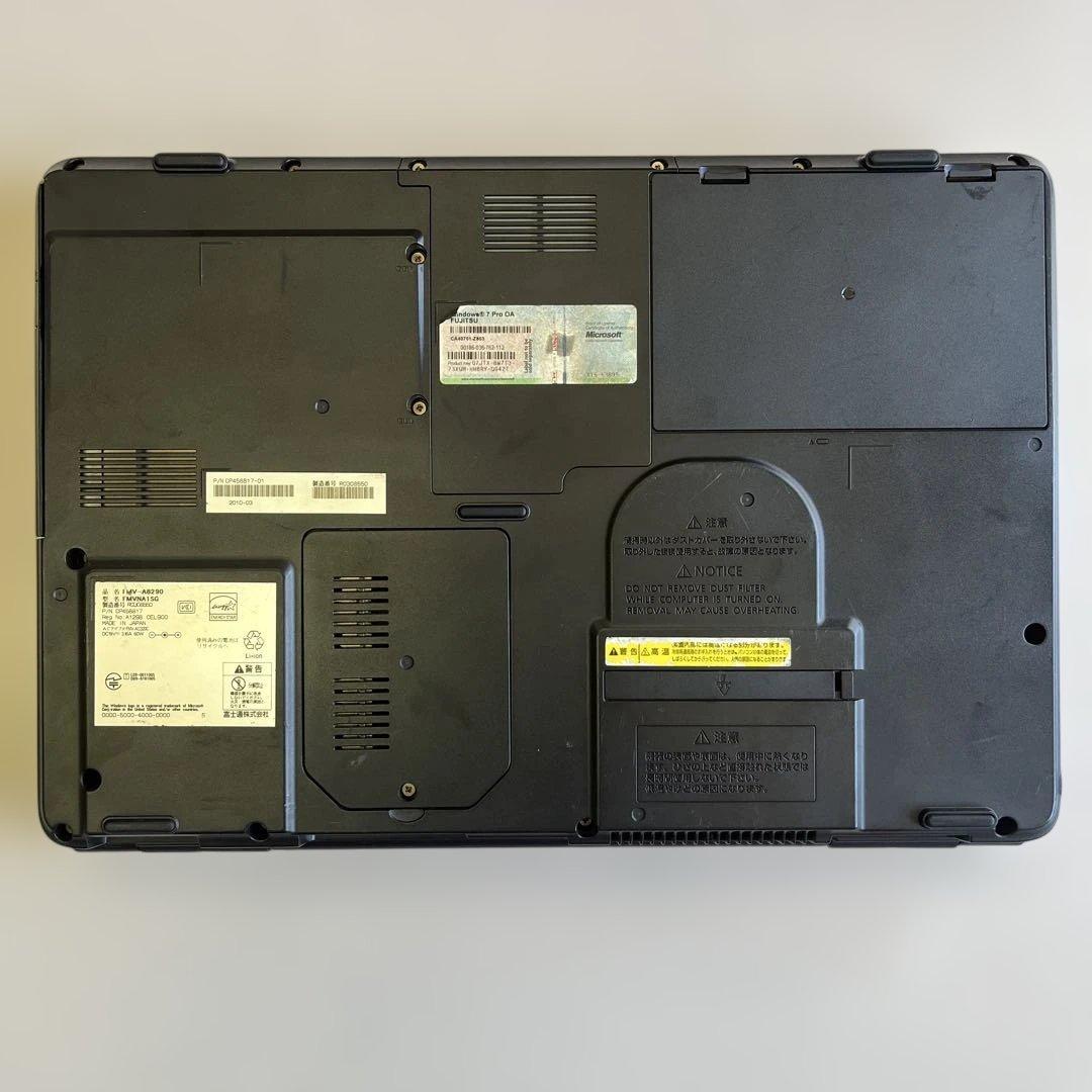 ☆格安品☆Windows XP☆富士通A4ワイドノートPC☆FMVNA1SG☆