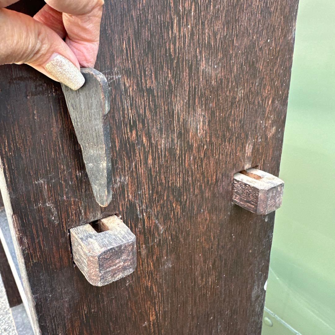 ほとんど送料‼️ヴィンテージ　杭どめ　書棚　棚ディスプレイに！シューズラックに！