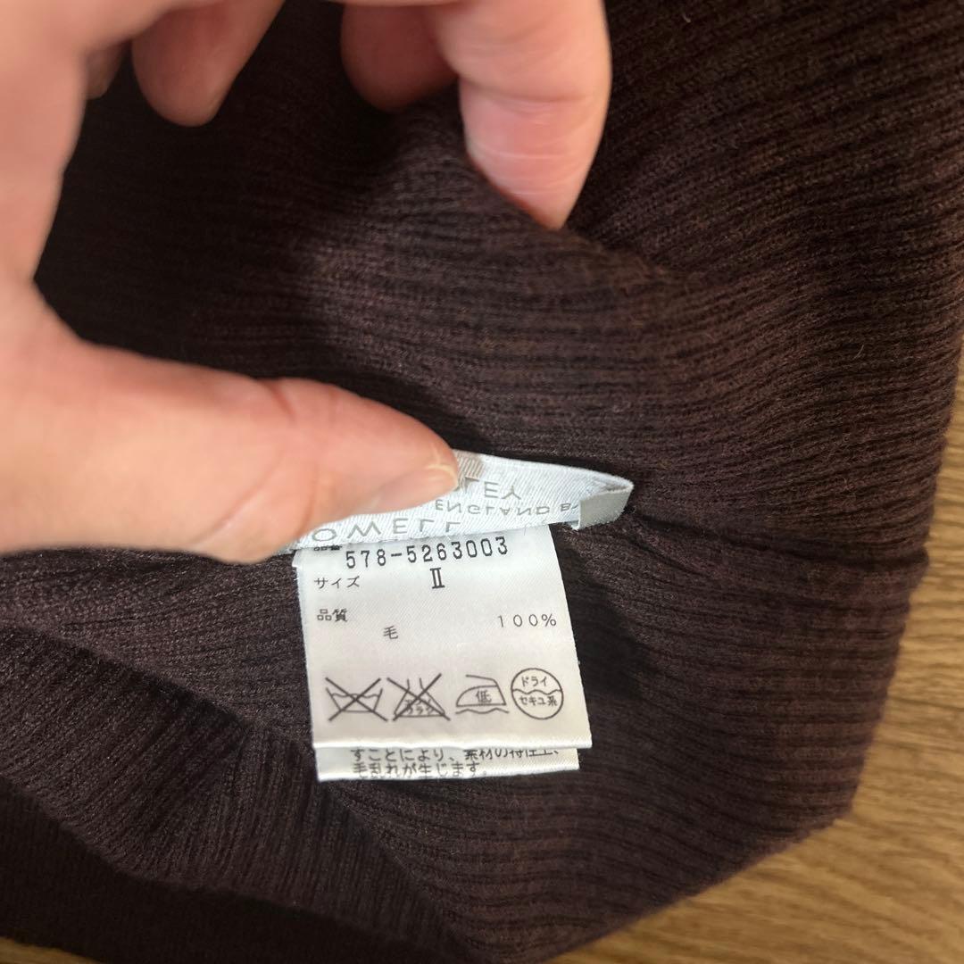 MARGARET HOWELL ×JOHN SMEDLEYタートルリブニット