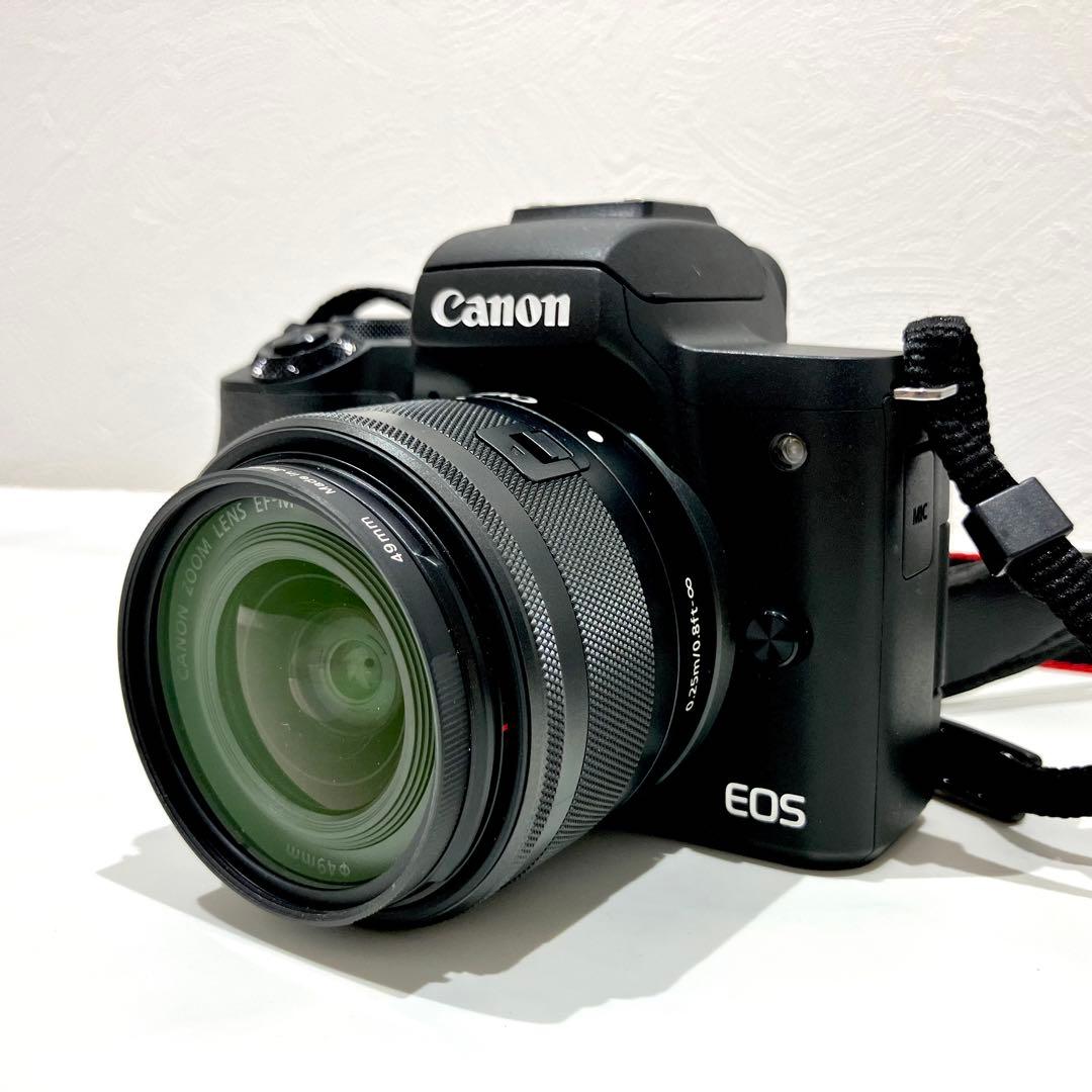 Canon キャノン EOS Kiss M2 キット ミラーレス 一眼 カメラ