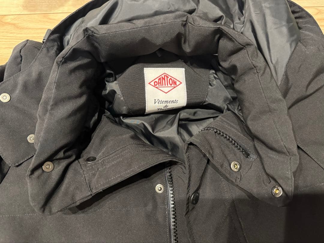 DANTON ダントンダウンジャケット　ブラック【サイズ40】